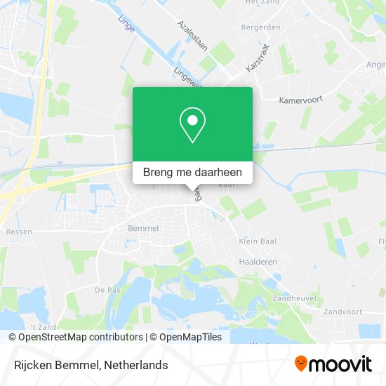 Rijcken Bemmel kaart