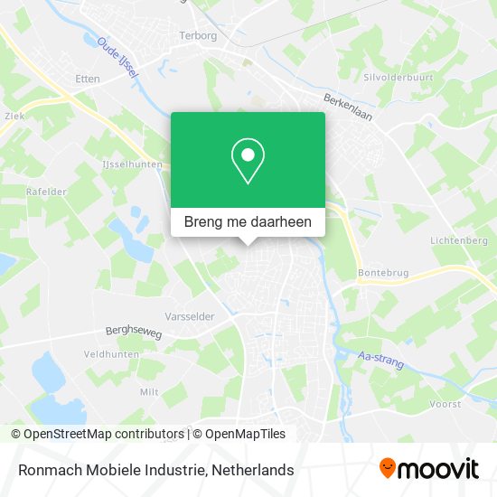 Ronmach Mobiele Industrie kaart