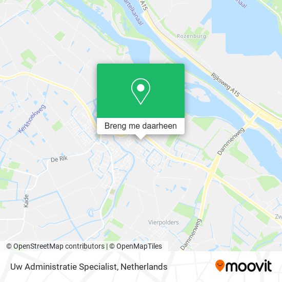 Uw Administratie Specialist kaart