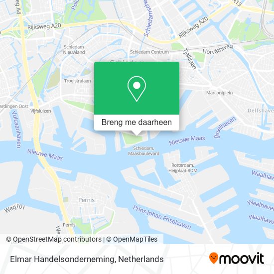 Elmar Handelsonderneming kaart