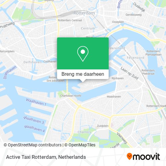 Active Taxi Rotterdam kaart