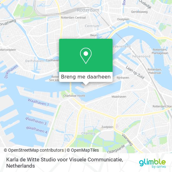 Karla de Witte Studio voor Visuele Communicatie kaart