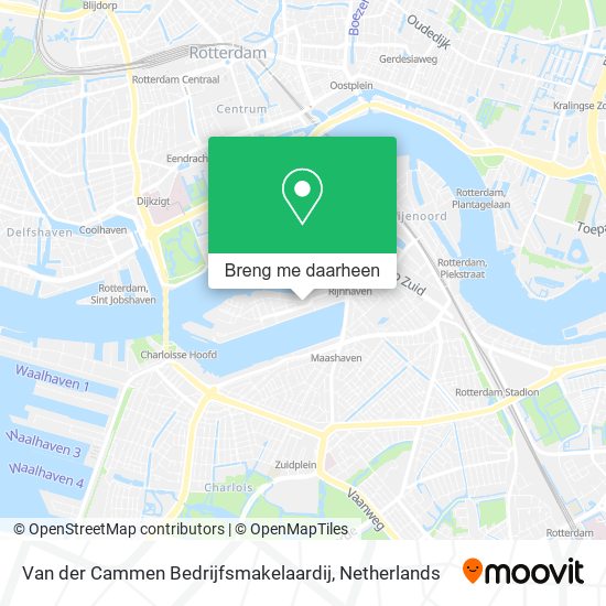 Van der Cammen Bedrijfsmakelaardij kaart