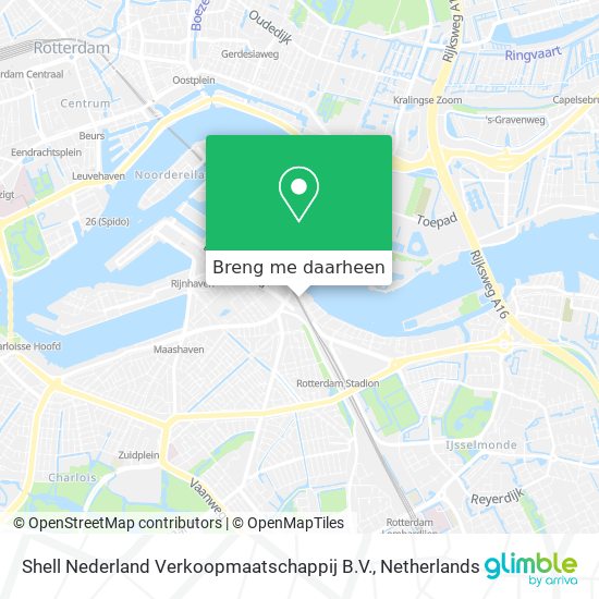 Shell Nederland Verkoopmaatschappij B.V. kaart