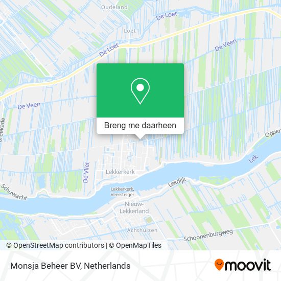 Monsja Beheer BV kaart