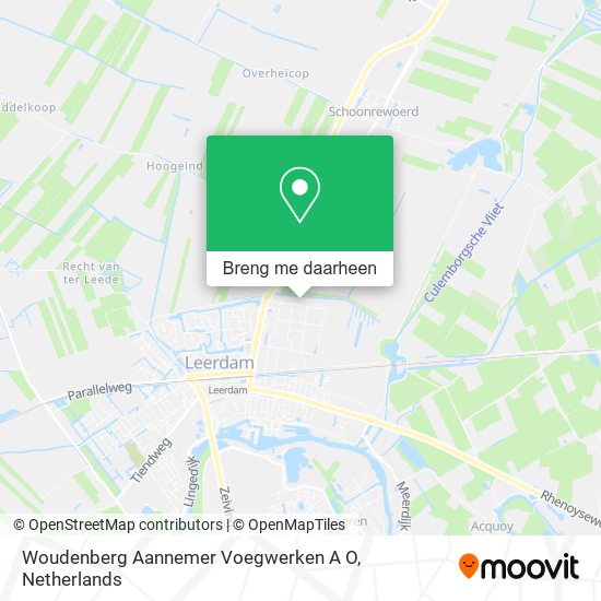 Woudenberg Aannemer Voegwerken A O kaart