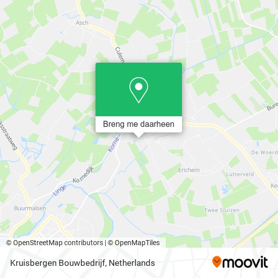 Kruisbergen Bouwbedrijf kaart