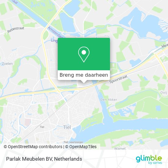 Parlak Meubelen BV kaart