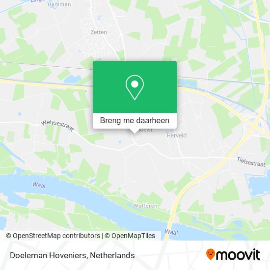 Doeleman Hoveniers kaart