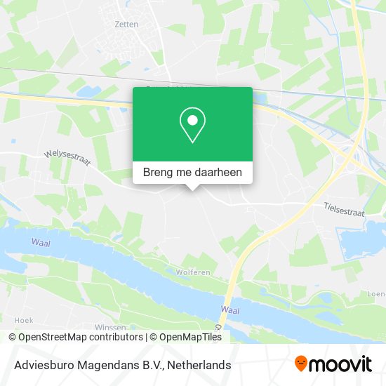 Adviesburo Magendans B.V. kaart