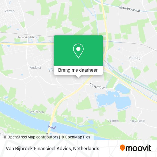 Van Rijbroek Financieel Advies kaart