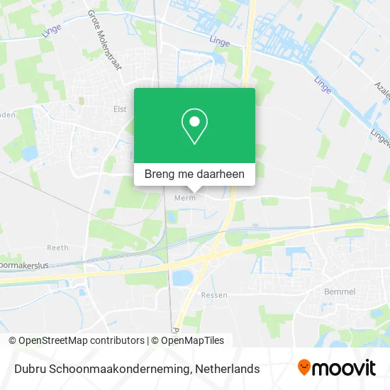 Dubru Schoonmaakonderneming kaart