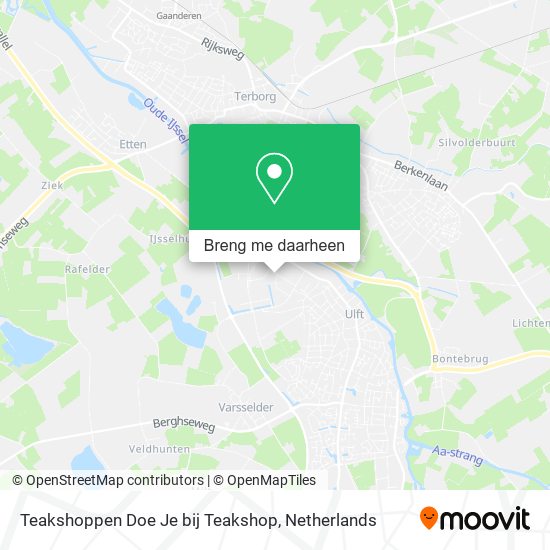 Teakshoppen Doe Je bij Teakshop kaart