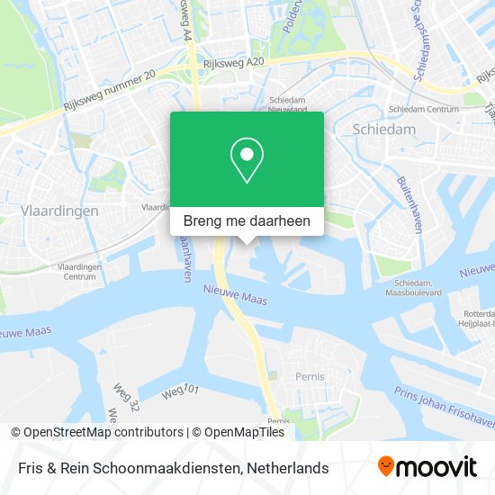 Fris & Rein Schoonmaakdiensten kaart