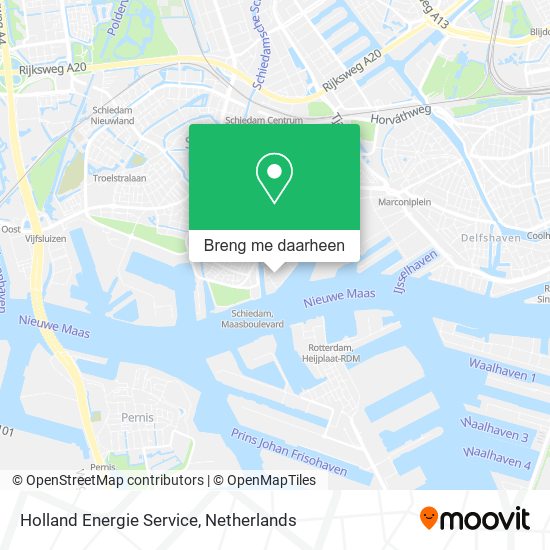 Holland Energie Service kaart