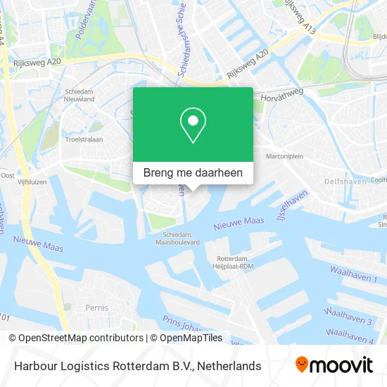 Harbour Logistics Rotterdam B.V. kaart