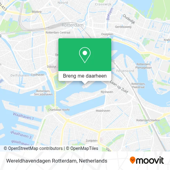 Wereldhavendagen Rotterdam kaart