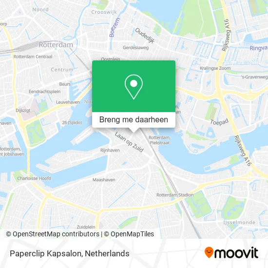 Paperclip Kapsalon kaart