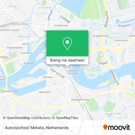 Autorijschool Metalsi kaart