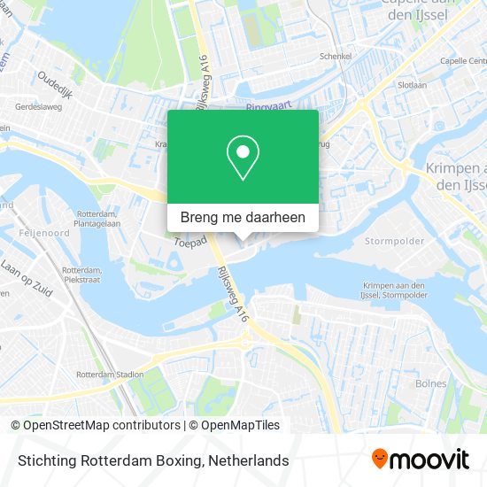 Stichting Rotterdam Boxing kaart