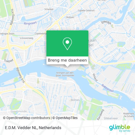 E.D.M. Vedder NL kaart