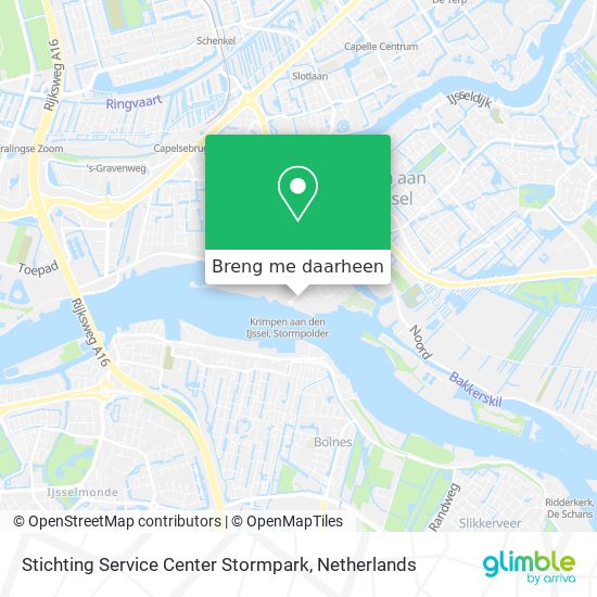 Stichting Service Center Stormpark kaart