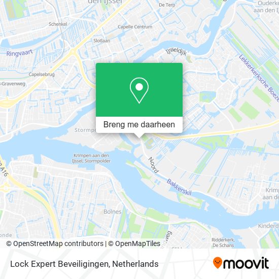 Lock Expert Beveiligingen kaart