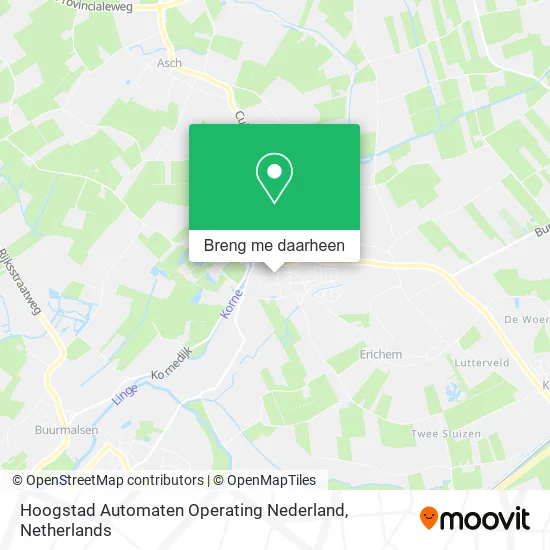 Hoogstad Automaten Operating Nederland kaart