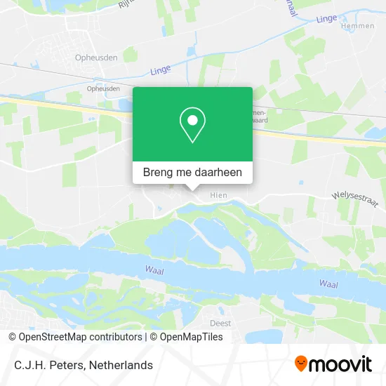 C.J.H. Peters kaart