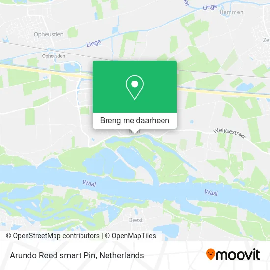 Arundo Reed smart Pin kaart