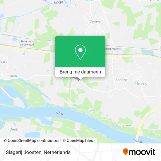 Slagerij Joosten kaart