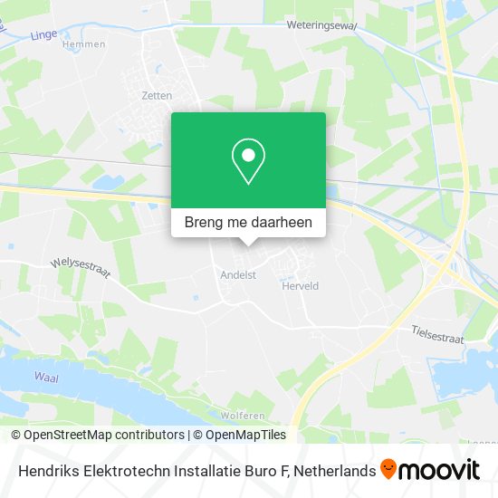 Hendriks Elektrotechn Installatie Buro F kaart