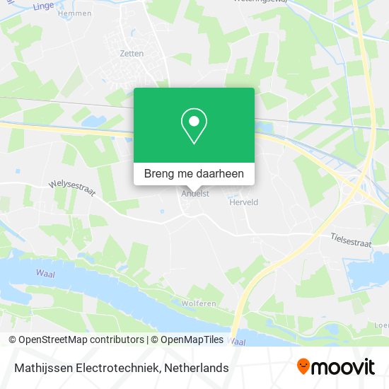 Mathijssen Electrotechniek kaart