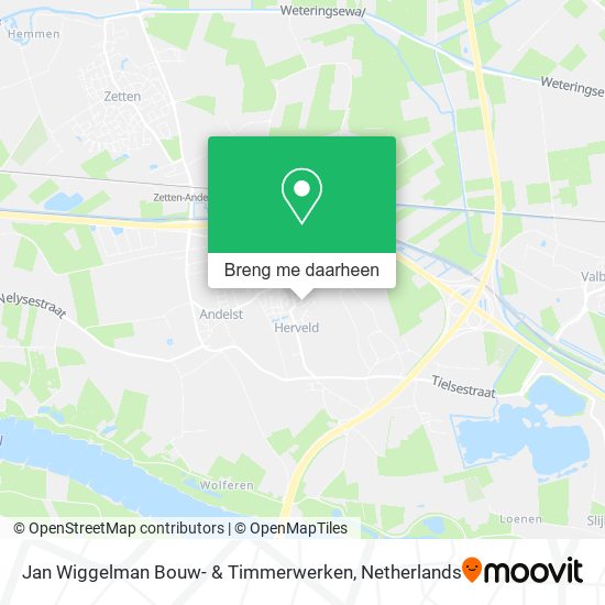 Jan Wiggelman Bouw- & Timmerwerken kaart