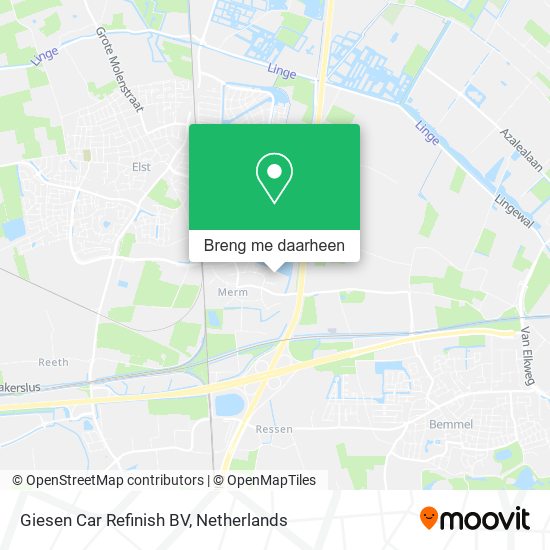 Giesen Car Refinish BV kaart