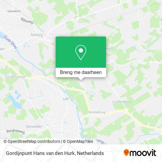 Gordijnpunt Hans van den Hurk kaart