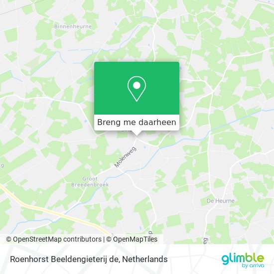 Roenhorst Beeldengieterij de kaart