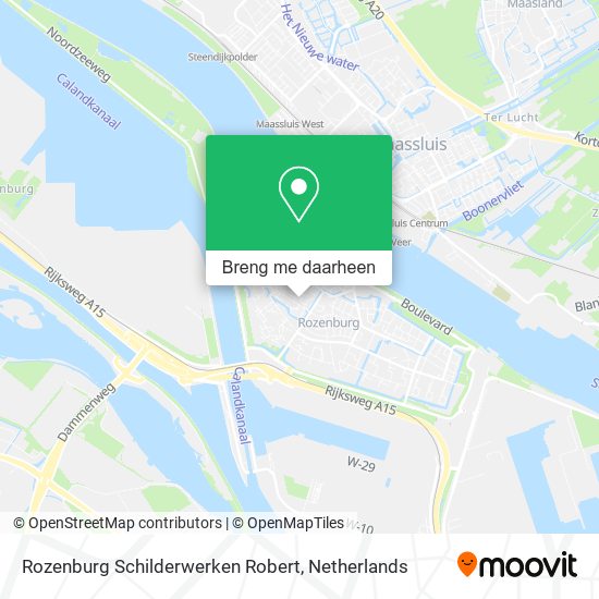 Rozenburg Schilderwerken Robert kaart