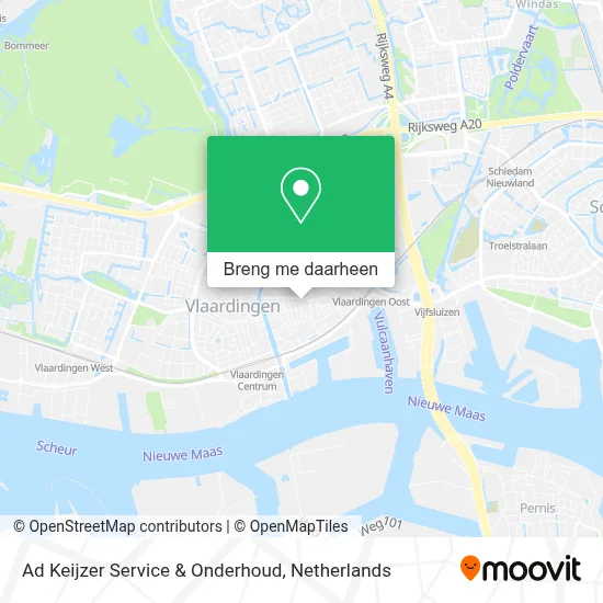 Ad Keijzer Service & Onderhoud kaart