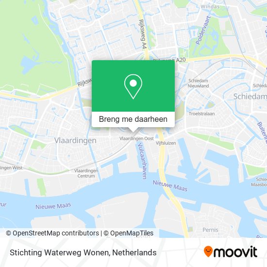 Stichting Waterweg Wonen kaart