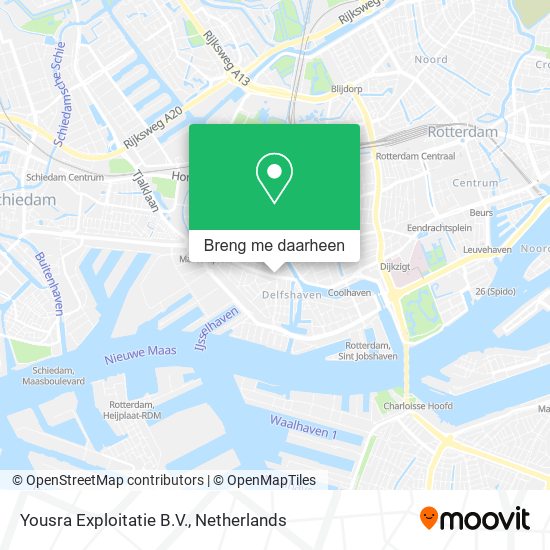 Yousra Exploitatie B.V. kaart
