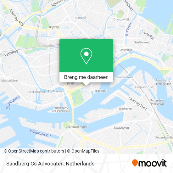 Sandberg Cs Advocaten kaart