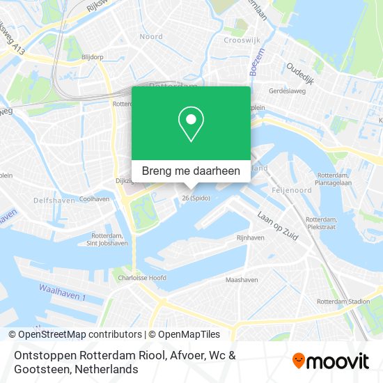 Ontstoppen Rotterdam Riool, Afvoer, Wc & Gootsteen kaart