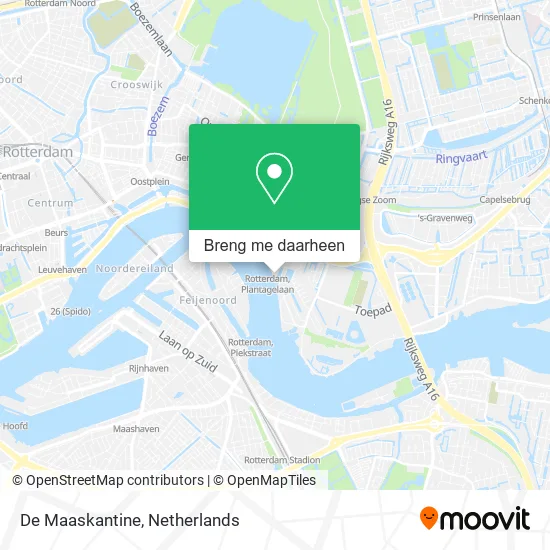 De Maaskantine kaart
