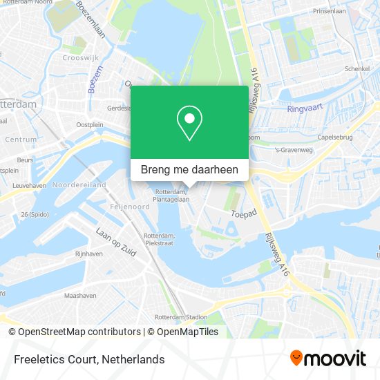 Freeletics Court kaart