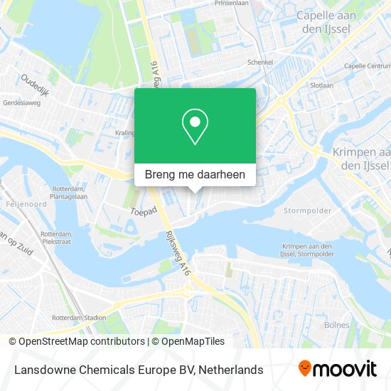 Lansdowne Chemicals Europe BV kaart