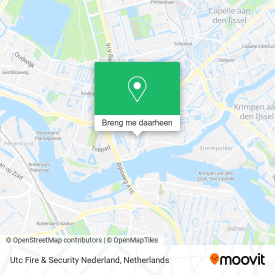 Utc Fire & Security Nederland kaart