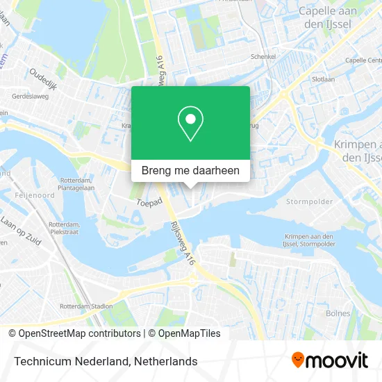 Technicum Nederland kaart