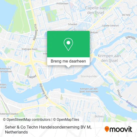 Seher & Co Techn Handelsonderneming BV M kaart