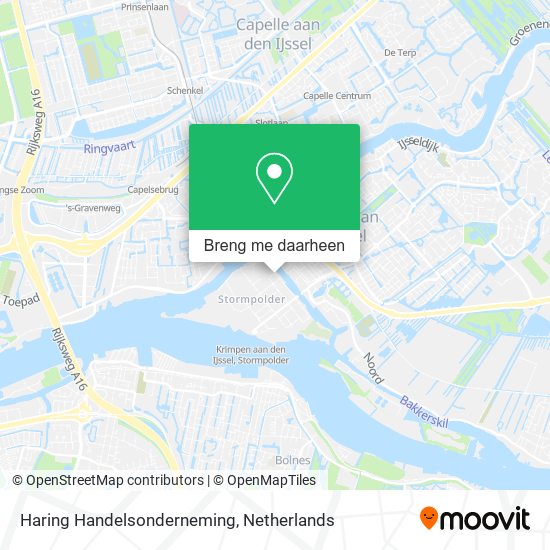 Haring Handelsonderneming kaart